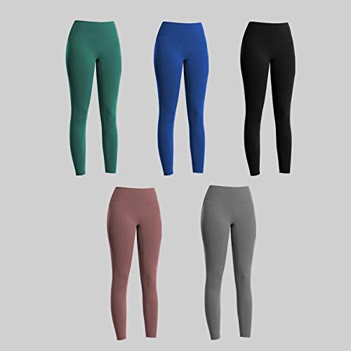B/H Yoga y Pilates,Deportivos Leggins Mujer,Pantalones de Yoga de Secado rápido con Cintura Alta y Levantamiento de Caderas-Bean Paste_XXXL