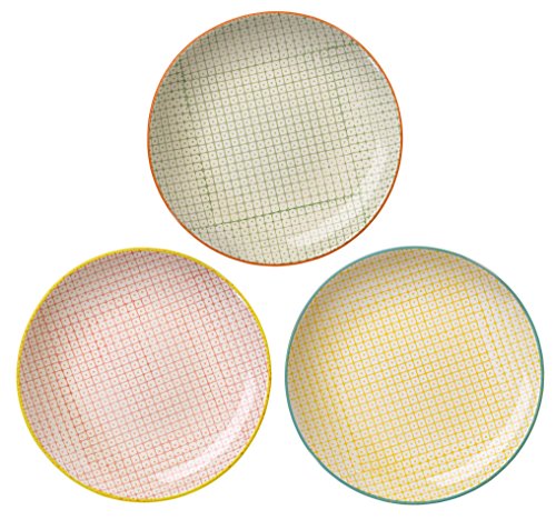 Bloomingville Plato de loza Carla multicolor