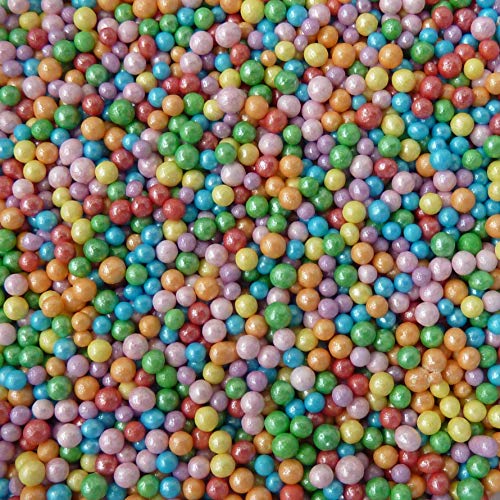 Bolitas multicolor comestibles 100 y 1000 para decoración de tartas, 100 g
