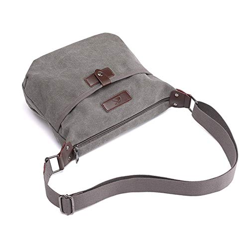 Bolsa de lona SYMY Bolso de hombro de mensajero de las mujeres Retro All-Match Bolsa de transporte Bolso de lona de gran capacidad al por mayor.