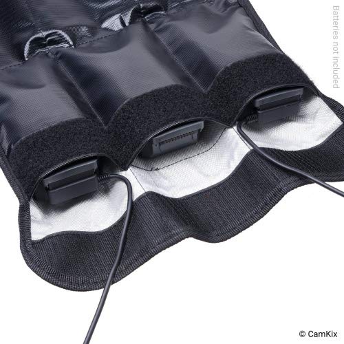 Bolsa de Transporte para batería Lipo Resistente al Fuego – Plegable – 6- Bolsillos – Bolsa de Seguridad y Almacenamiento. para una Carga y Transporte Seguros - Organizar hasta 6 baterias de LiPo