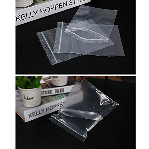 Bolsas Plastico Zip Pequeñas Bolsas Congelacion Transparente Reutilizable Cierre Bag Caramelos de Alimentos la Joyería Almacenamiento Cocina Engrosamiento y Duradero 4x6cm 480PCS