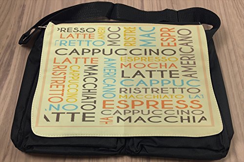 Bolso Bandolera Coffee Cafe Bar Capuchino impreso