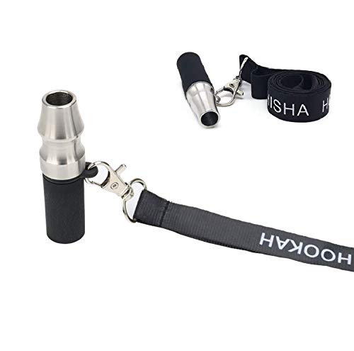BOQUILLA PARA CACHIMBA- ACCESORIO DE RESINA PARA SHISHA. BOQUILLA PREMIUM + CINTA PARA COLGAR (ALUMINIO)