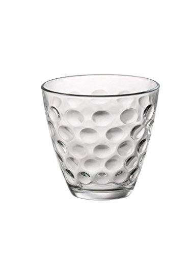 Bormioli Rocco 074208 - Juego de 6 vasos de agua, 26 cl, diseño de lunares