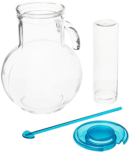 Bormioli Rocco Jarra con Soporte, Azul, 2.15 litros