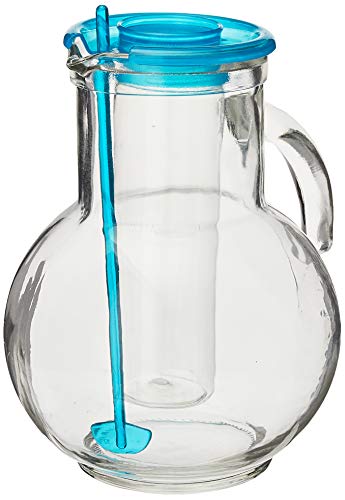 Bormioli Rocco Jarra con Soporte, Azul, 2.15 litros
