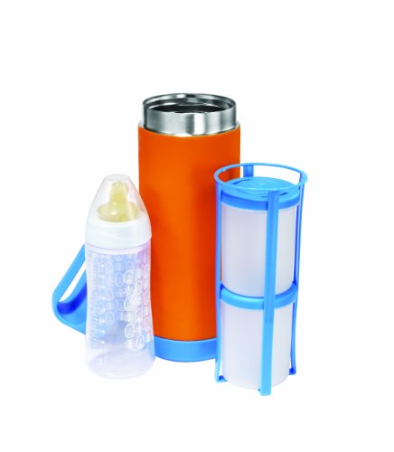 Botella Quarantasettimane Puerta y Baby Food Box Meal Azul isotérmica