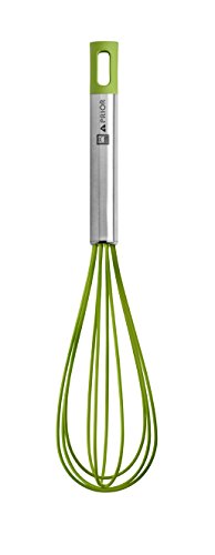 BRA Prior Batidora de Cocina Apta para el Contacto con los Alimentos, Acero INOX, Nailon y Silicona, Verde, 31 cm