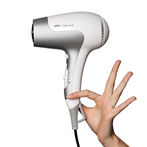 Braun Satin Hair 5 PowerPerfection HD585 - Secador de pelo potente y rápido con tecnología iónica