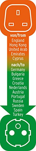 Brennenstuhl 1508530- Adaptador de viaje inglés