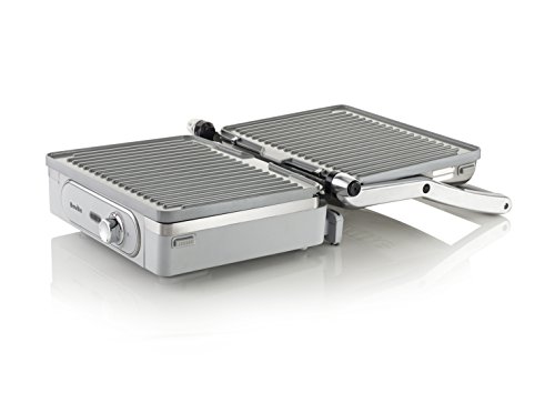 Breville DuraCeramic VHG026X Ultimate grill con revestimiento, 1800 W, 0 Decibeles, Parrilla, Inox
