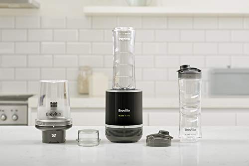 Breville Procesador de Alimentos Blend Active Pro con, 300 W, 0.5 l, Negro, 0