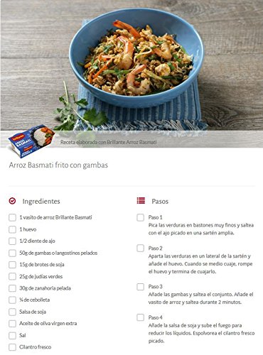 Brillante Arroz Basmati 125G X 2 - [Pack De 8] - Total 2 Kg