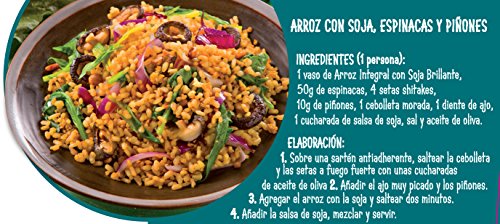 Brillante Arroz Integral Con Soja 125G X 2 - [Pack De 8] - Total 2 Kg