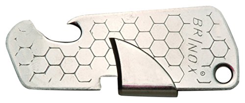BRINOX Abrelatas, Gris, 7,4 x 2,8 x 0,27 cm