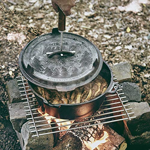 BURNHARD Olla de Hierro Fundido 5,6 L Dutch Oven, Horno holandés, Cacerola Hierro Fundido, Olla Cocina - John