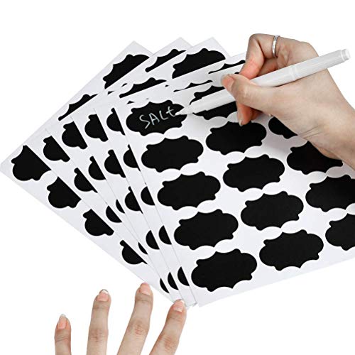 BUYGOO Juego de 12 tarros de Cristal para Especias, 100 ml, rectangulares, vacíos, para Almacenamiento de Especias