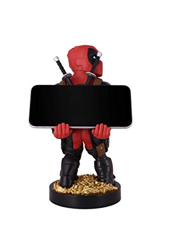 Cable guy Deadpool nueva edición, soporte de sujeción o carga para mando de consola y/o smartphone de tu personaje favorito con licencia de Marvel. Producto con licencia oficial. Exquisite Gaming