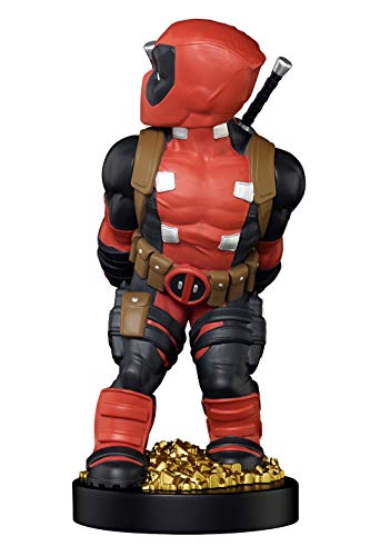 Cable guy Deadpool nueva edición, soporte de sujeción o carga para mando de consola y/o smartphone de tu personaje favorito con licencia de Marvel. Producto con licencia oficial. Exquisite Gaming
