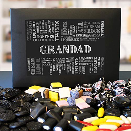 Caja de dulces personalizada de regaliz