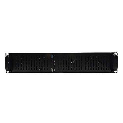 Caja Rack 2129 19" 2U - Silver/Black 1*USB 3.0 + 1*USB 2.0