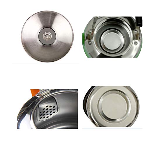 Caldera De Té Superior De La Estufa Caliente De La Manera Silba Agua De Acero Inoxidable 304 Con Anti-quemaduras Handle Fogón De Plata,Yellow,3L(3.19Qt)