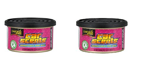 California Scents F312 Ambientador para Coche, Oficina y hogar, Olor a Cereza, 2 Unidades