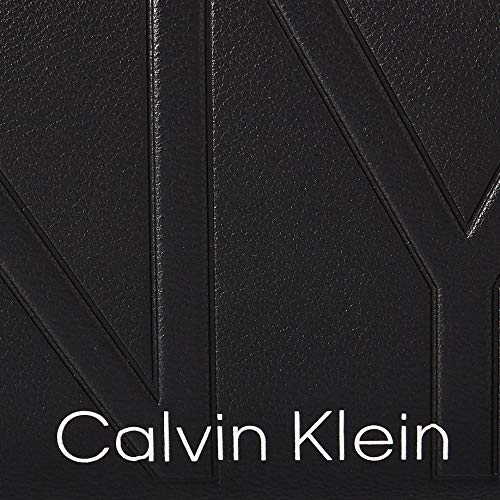 Calvin Klein - Shaped Lrg Ziparound, Carteras Mujer, Negro (Black), 14x3x22 cm (W x H L)