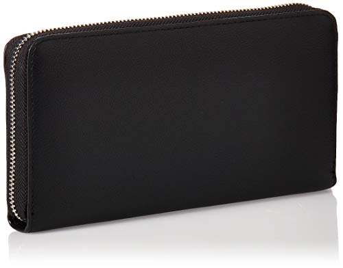 Calvin Klein - Shaped Lrg Ziparound, Carteras Mujer, Negro (Black), 14x3x22 cm (W x H L)