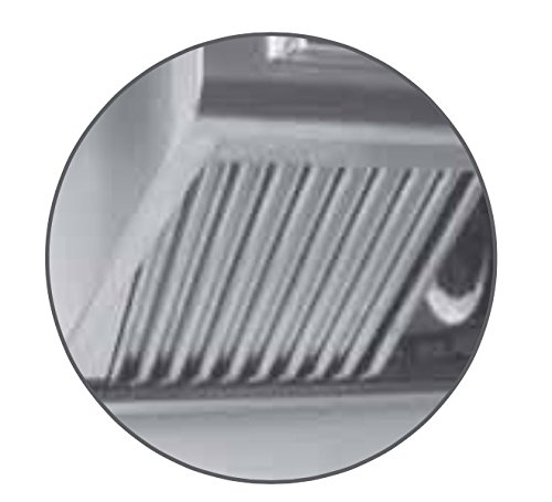 Campana extractora con iluminación de pared acero inoxidable Campana Buzón Campana sin motor (b1600 X T700 X H450 mm) Gastro Gastronomía
