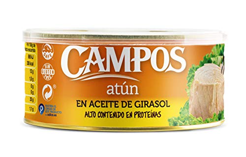 Campos Atún en Aceite de Girasol Lata de 650 g Peso escurrido - 750 g