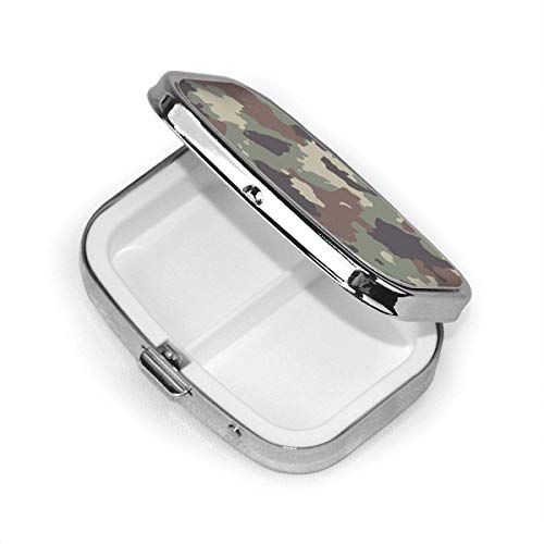 Camuflaje Estilo Moda Camo Personalizado Moda Cuadrado Pastillero Tablet Titular Bolsillo Organizador Caja Caja Decoración Caja