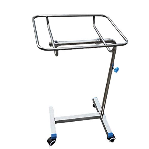 Carro de la Carretilla médica, Equipos médicos Ajustable autoservicio con Bandeja quirúrgica, con la Rueda del balanceo, for el Hospital/salón de Belleza - 35x45x120cm (Color : Thicker)