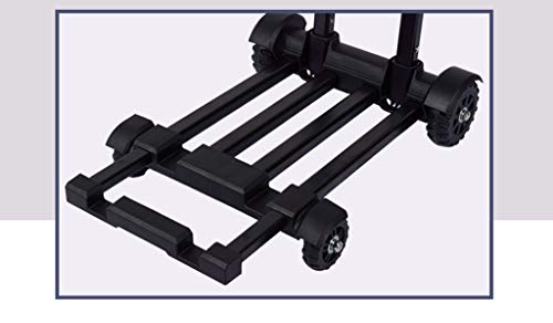 Carro de Mano, Carro portátil Plegable Carro de Cuatro Ruedas Trolley de Hotel Tamaño de Carro 48.5 * 33 * 11CM (Tamaño : 48.5 * 33 * 11CM)