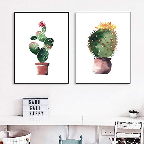 Cartoon Chestnut&Doughnuts Wall Art Colorful Canvas Modern Vintage Posters&Prints Kids Room Nursery Decoration Pictures-50X70Cmx3 Pcs sin marco