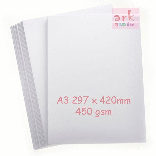 Cartulina blanca A3 450 g/m2 super gruesa Vision Superior, 10 hojas.
