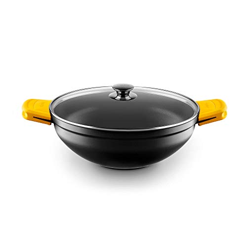 Castey - Cacerola Concava Alta 28 cm Con Tapadera