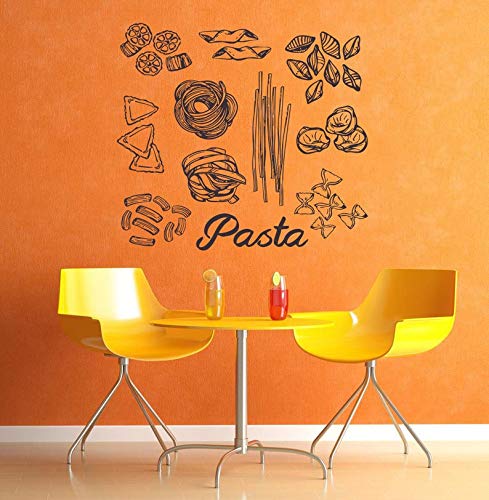 CECILIAPATER Pasta, Italia, Venecia calcomanía de Pared, decoración de Carnaval, máscara, Gondola Italian Food, calcomanía de Vinilo para Ventana habitación Hecha a Mano 2375