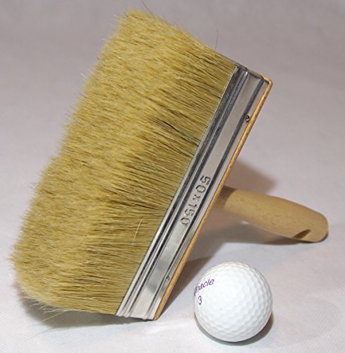 Cepillo de cerdas naturales para empapelado, pintura y vallas, Natural Bristle Hair, 40x140