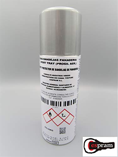 CESPRAM- Desmoldeante y protector de bandejas de panaderia,silicona alimentaría .Prosil aer, 520 cc. (1)