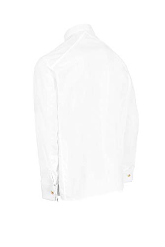 Chaquetilla Cocinero Hombre de Manga Larga con Corchetes. Ropa Cocina/Hostelería. Color Blanco. Talla 58. Ref: 4133