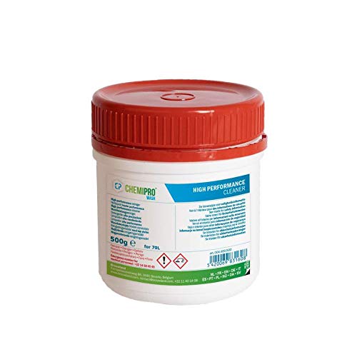 Chemipro Wash 500 g – Limpiador multifuncional para uso en la industria alimentaria y de bebidas – Actúa en todas las temperaturas – Elimina proteínas, grasas y almidón