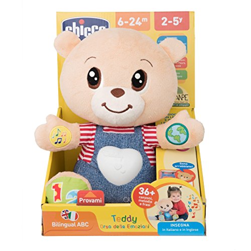 Chicco- Teddy enseña emociones, Multicolor (Artsana Spain 00007947000040)