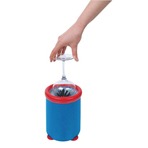 chiner - Limpia Vasos para Bar, fácil de Usar y Limpiar, Cepillo de Nailon