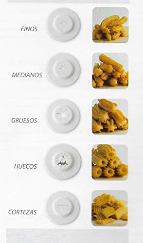 Churrera de plástico marca Bernar - presión a rosca - (Blanco)
