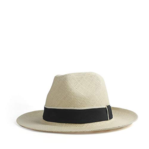 Cicongzai Sombrero de ala Ancha para Mujer Sombrero de Panamá Sombrero para el Sol Sombrero para la Playa Sombrero para el Sol Tumbona Sombrero de Verano para la Sra. Kentucky Derby Profesional