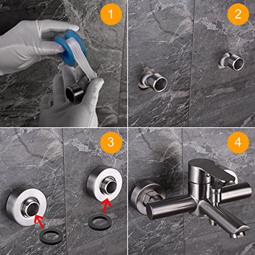CIENCIA SUS 304 en acero inoxidable Baño Grifo Grifo de ducha montado en la pared SNA516