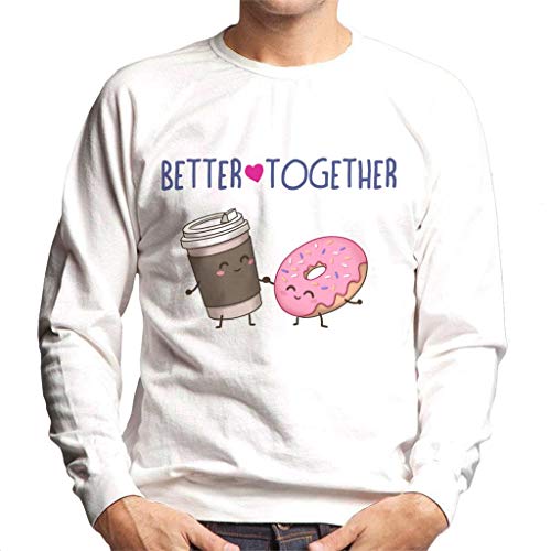 Cloud City 7 Better Together Coffee and Doughnuts Men's Sweatshirt