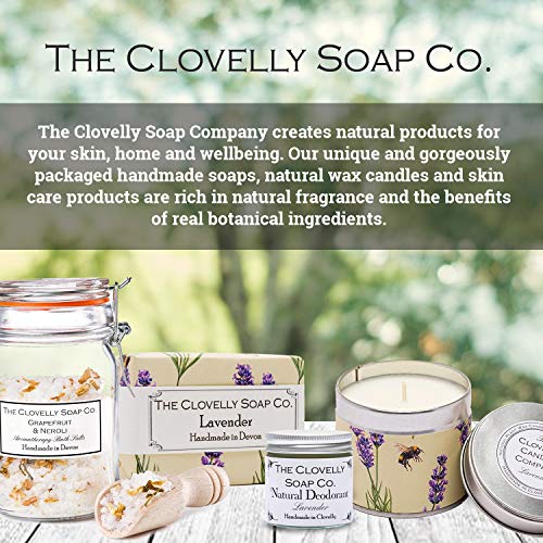 Clovelly Soap Co Set de Regalo de Mini Jabones Naturales Artesanales para Invitados Natural 10 Barras